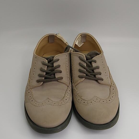 Gymboree Taupe Gray Wing Tip Dress Shoes - Picture 2 of 6
